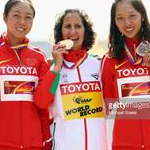 Women 50km - the podium