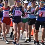 Women - The leading pack in first lap