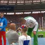 Men - Premiazione di Robert Heffernan da parte di Maurizio Damilano