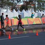 20 km men - Second group at 4th lap (by Jeff Salvage - USA)