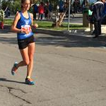 20km women - Nicole Colombi during the race