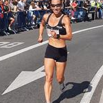 10km women: Laura Garcia-Caro during the race