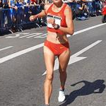 10km women: Qieyang Shenjie during the race