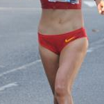 20 km women - Liu Hong during the race (photo by Manolo Teixeiro - ESP)