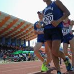 Men - Jose Alejandro Barrondo (GUA - 420), Maksim Krasnov (RUS - 741) e Toshikazu Yamanishi (JPN - 536) al doppiaggio di atleti (by Getty Images)