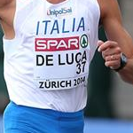 Men - 50 km - Primo piano di Marco de Luca durante la gara