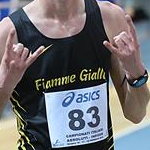 Men 5.000 indoor: Francesco Fortunato celebrates