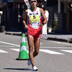 35km Men - Daisuke Matsunaga (2nd) during the race