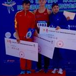 3 day - Men - Chen Dini, Dane Birth-Smith e Ihor Hlavan dul podio