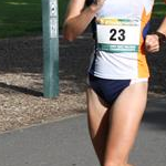 20km women - Regan Lamble (#23) during the race