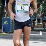 20km men: Quentin Rew (#18) during the race