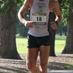 20km men: Quentin Rew (18) during the race