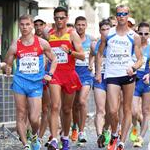 Men - 20 km - The pack chasing Yohann Diniz (by Philipp Pohle - GER)