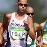 50 km - Matej Toth during the race (by Getty Images)