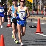 Men 20km - Isamu Fujisawa during the race