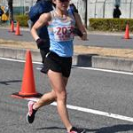 Women 20km - Kaori Kawazoe during the race