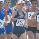 Women 20km - Leading group