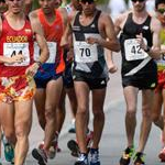 Men 20km - Leading group