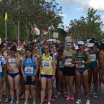 Women - 20 km  - Athletes at the start
