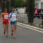 Women - 20 km - Giorgi and Liu leading