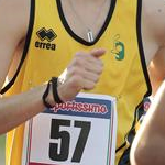 10.000m U18 Boys - Giuseppe Pantera (4th) during the race (photo by Giancarlo Colombo for FIDAL)