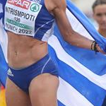 20km women - Antigoni Ntrismpioti (GRE) celebrates