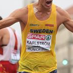 20km men - Perseus Karlstrom arrival