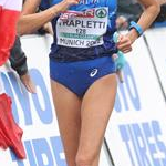 20km women - Valentina Trapletti during the race