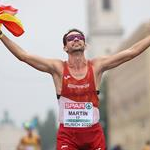 20km men - Alvaro Martin arrival