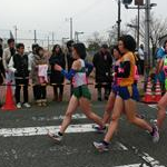 Women 5 km Junior - Again the leading group