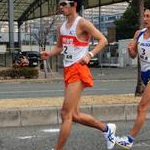 Men 20 km - Takahashi (2) followed by Fujisawa (3)