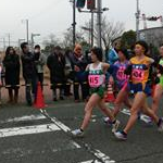 Women 5 km Junior - The leading group
