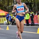 20km women - Qieyang Shenjie during the race