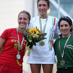 Women - Il podio della 10 km. donne
