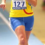 3.000m women: Federica Curiazzi during the race