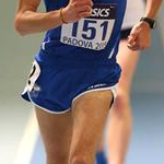 5.000m men: Federico Tontodonati during the race