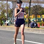 20km Women - Nanako Fuji in last lap