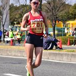 20km Women - Kumiko Okada in last lap