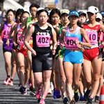5km U20 women - During the race