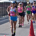 5km U20 women - During the race