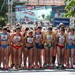 20km women - The start