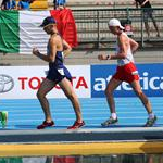 Men - Giacomo Brandi leads the pack