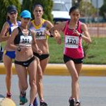 Women - Sandra Arenas, Ana Cabecinha, Maria Guadalupe Gonzalez e Ines Henriques assieme alla guida della gara