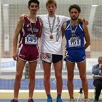 5.000m men: The podium with Massimo Stano, Leonardo Dei Tos, Federico Tontodonati.