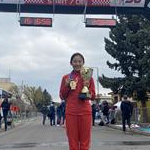 35km Men - Qieyang Shenjie after the victory