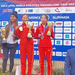 35km Women - The podium
