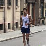 50km men: Dominik Cerny (SVK) during the race