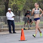 Women U20 10km: Alegna Aryday Gonzalez Munoz during the race