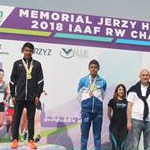 Men U20 10km: the podium