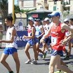 Il gruppo poco dopo la partenza nella gara Allievi (Photo by Roasario Petrungaro)